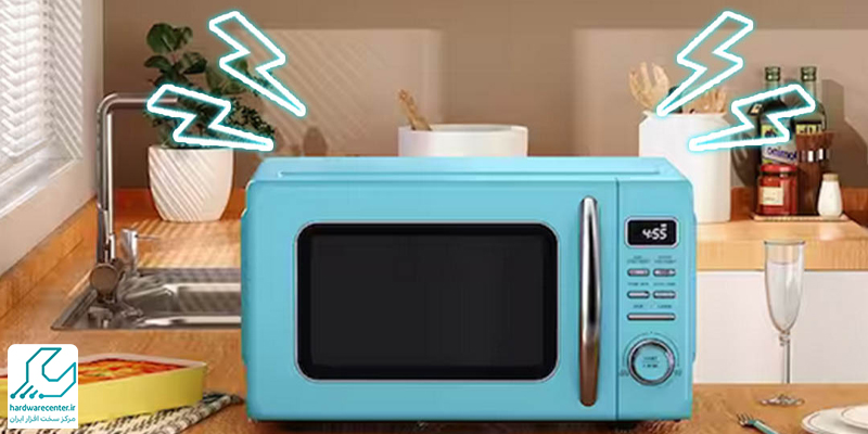 صدای غیرعادی یا لرزش بیش از حد مایکروفر