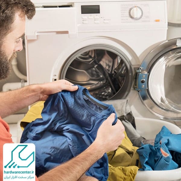 تمیز نشدن لباس‌ها در ماشین لباسشویی