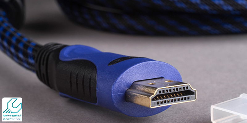 خش خش صدای تلویزیون ال جی به دلیل ایراد در کابل HDMI